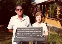 Fundadores da Encapa Sr. Wilon e Sra. Elza